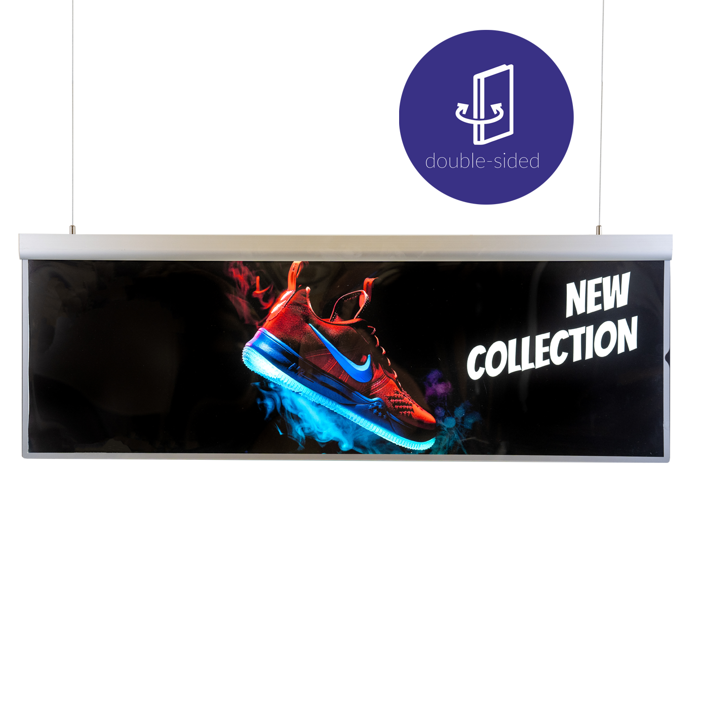 Ultra Thin Lightbox β Horizontal β ledmesee | Double-Sided