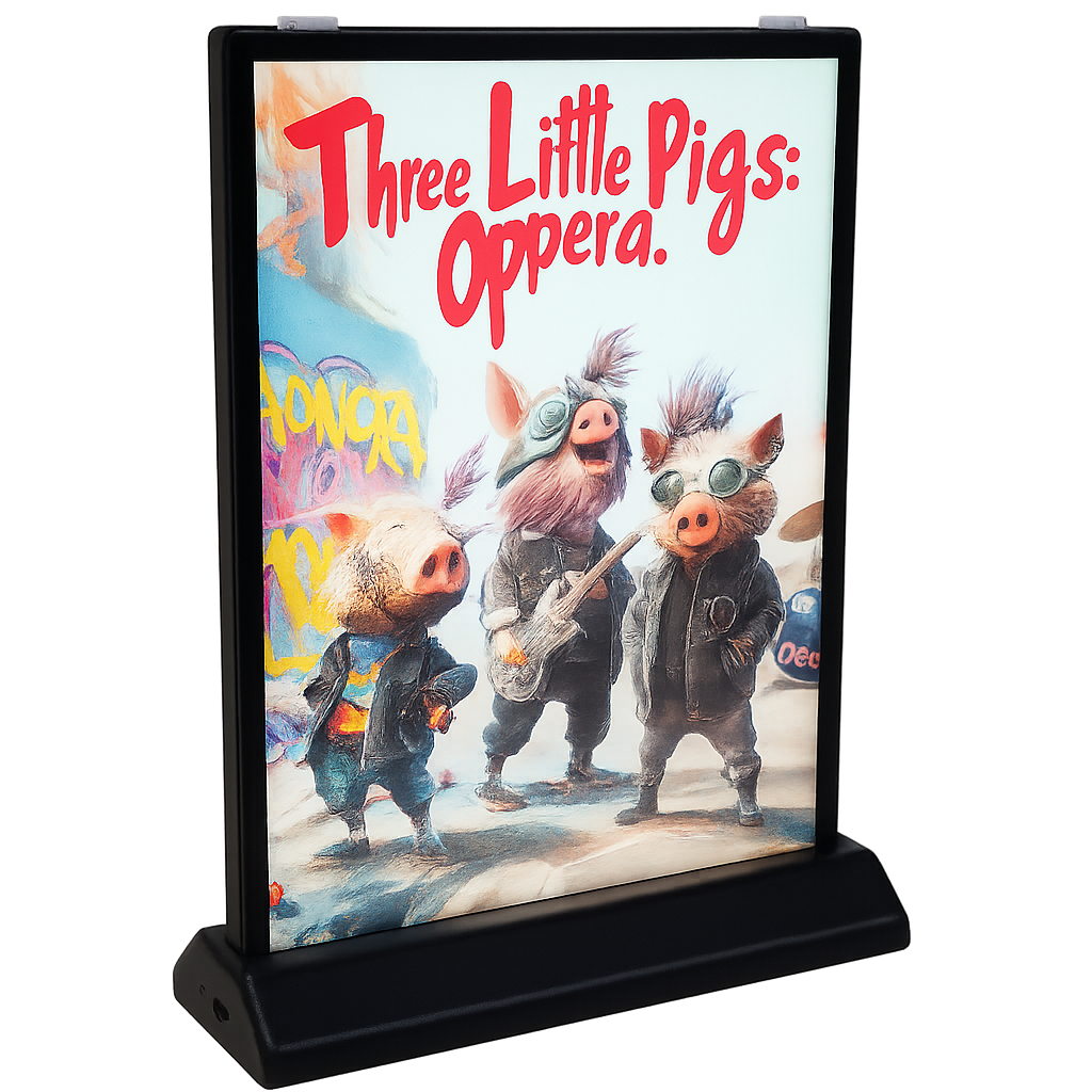Ultra Thin Lightbox with Built-In Power Bank – ledmesee | Double-Sided
