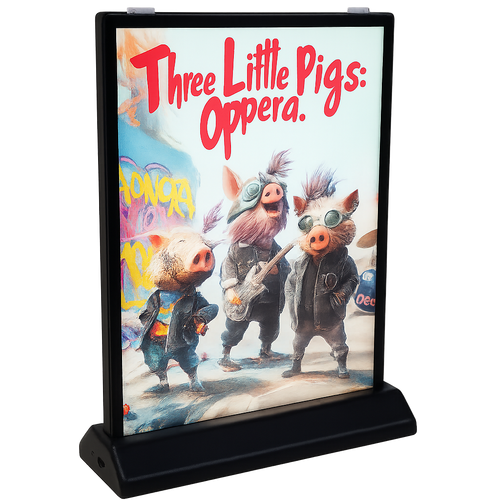 Ultra Thin Lightbox with Built-In Power Bank – ledmesee | Double-Sided