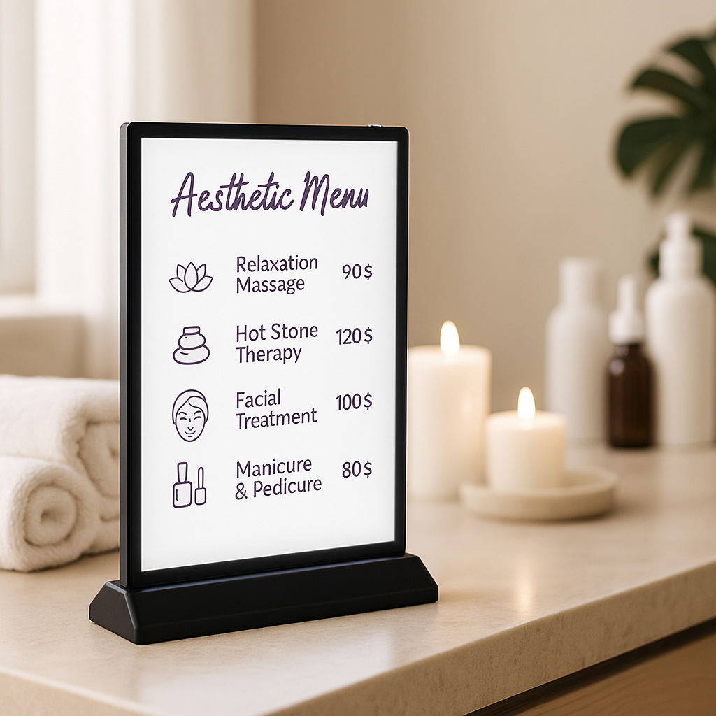 Ultra Thin Lightbox with Built-In Power Bank – ledmesee | Double-Sided