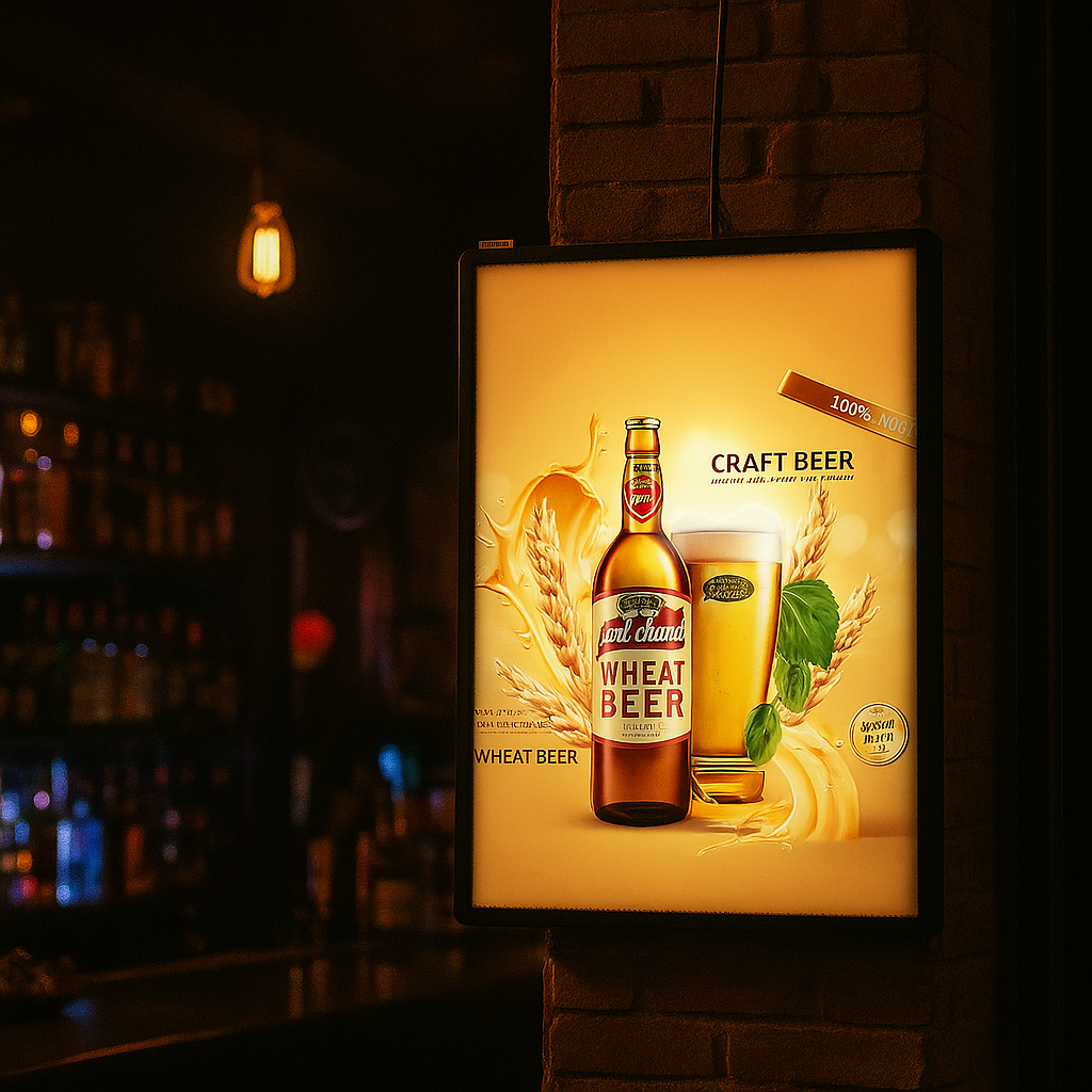 Ultra Thin Lightbox – ledmesee | single-sided