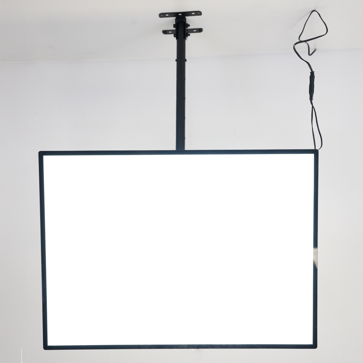 TV-Style Ceiling Mount for Single-Sided LED ledmesee Frame